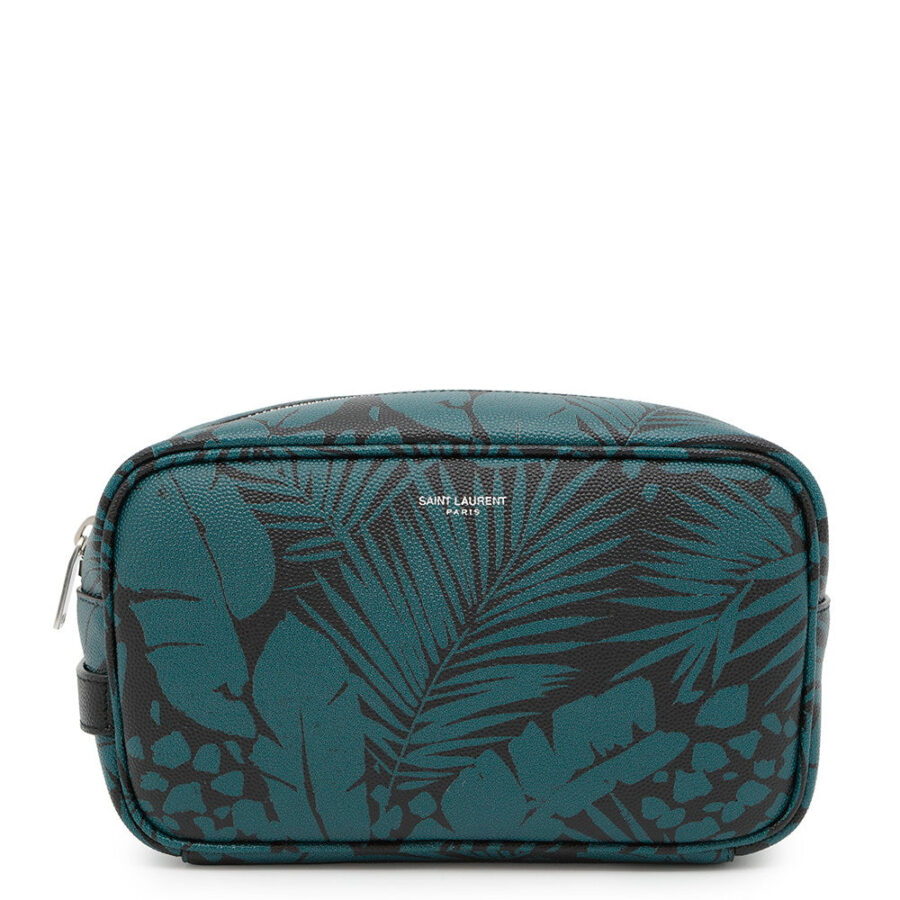 Saint Laurent Clutch black bag – front view