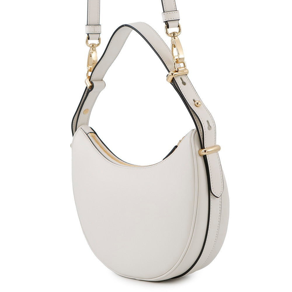 Prada Arke Shoulder Bag White1bc194 Leather Size Small