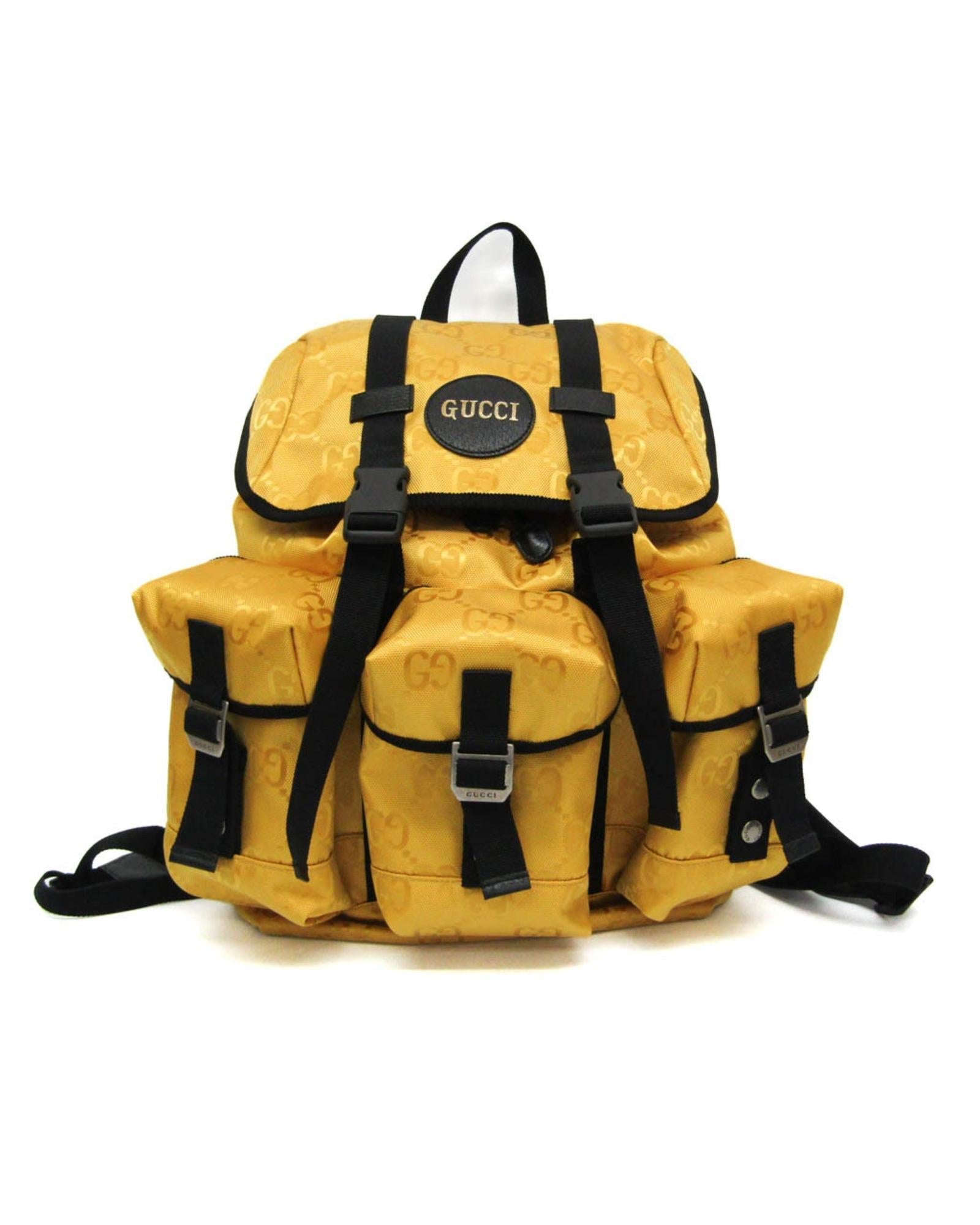 Nylon And Leather Backpack