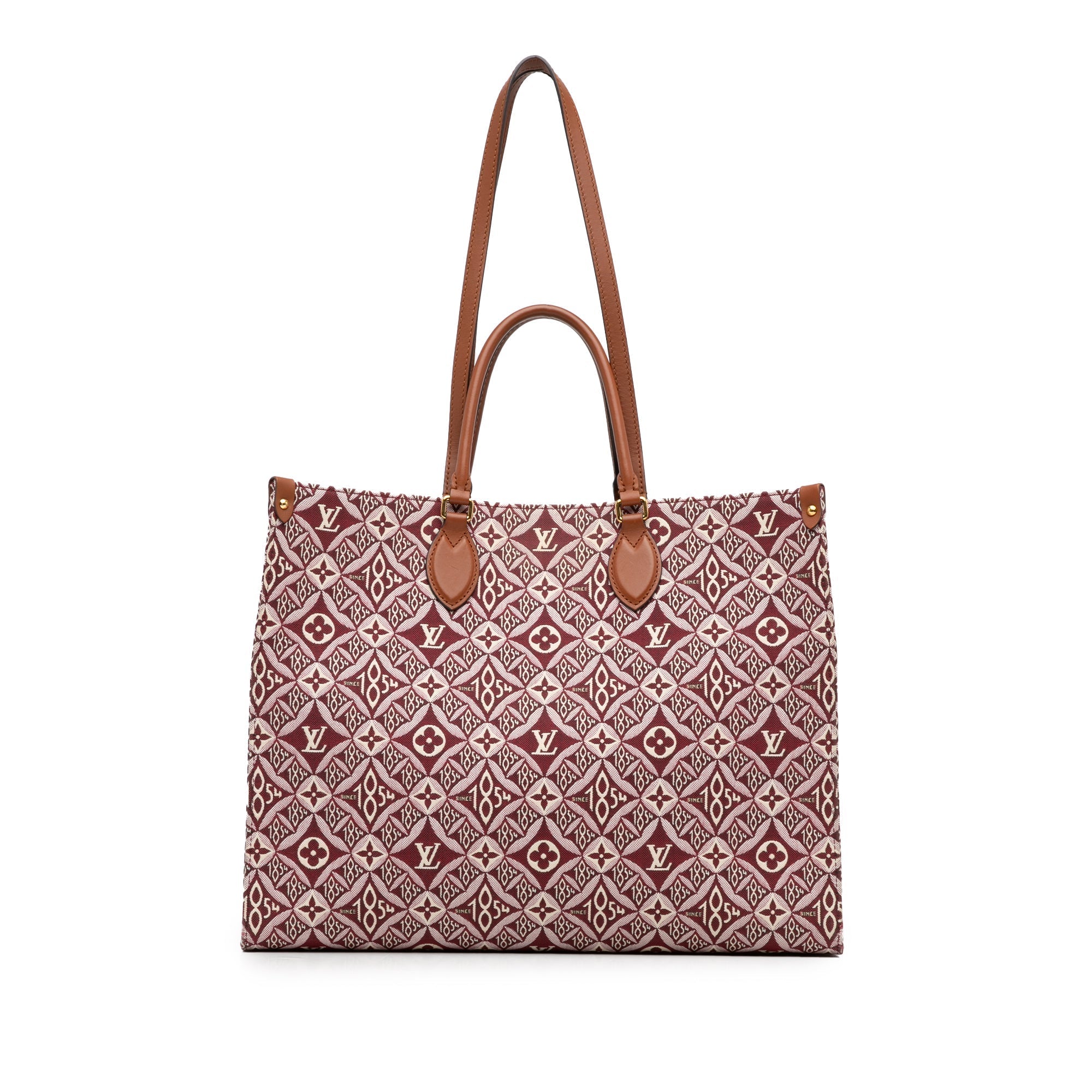 Red Louis Vuitton Monogram Since 1854 Onthego GM Satchel - Product Image 2