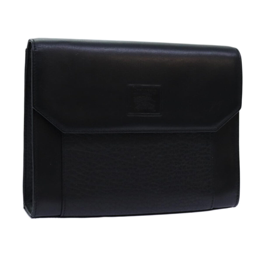 BURBERRYSs Shoulder Bag Leather Black Auth bs13801 | Studio Nafay