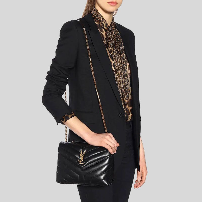 SAINT LAURENT Loulou Medium leather shoulder bag - Product Image 2